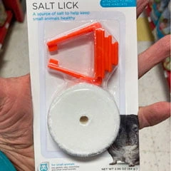 salt lick block for rabbit small mammals