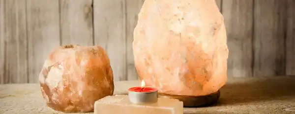 salt candle holder put a salt lamp in home