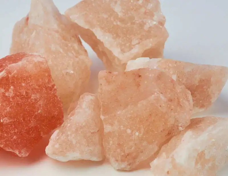 Himalayan salt in very large blocks color variation