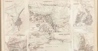 history of salt French ports harbours map