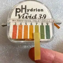 soil pH testing with litmus paper step 4