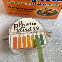 how to test litmus paper with baking soda