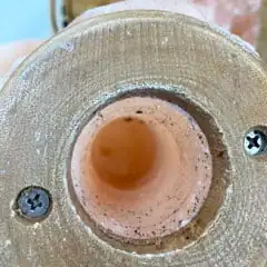 salt lamp light bulb cavity