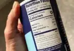 container of iodized salt nutrition facts label